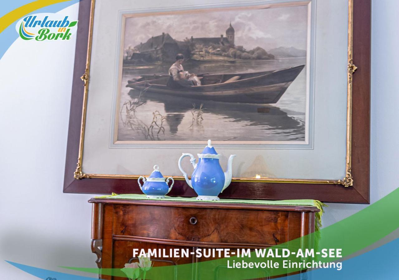 Familien-Suite-Im-Wald-Am-See Bork Exterior foto